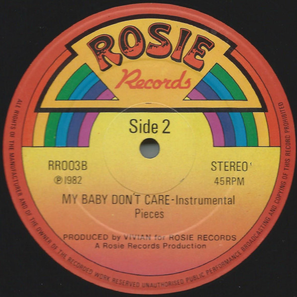 Vivian Jones & Pieces - My Baby Don't Care | Rosie Records (RR 003) - 2