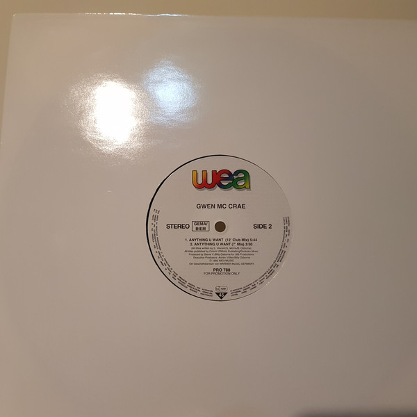 Gwen McCrae - Anything U Want | WEA (PRO 788)