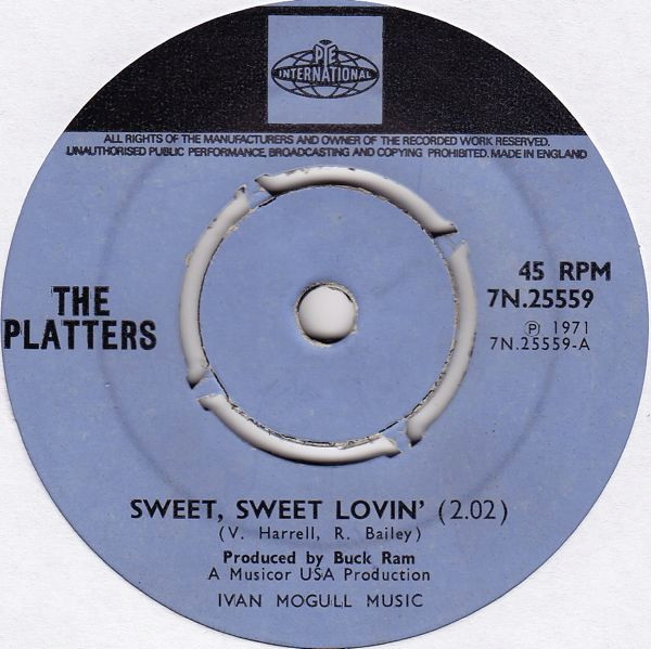 The Platters - Sweet, Sweet Lovin' | Pye International (7N.25559)