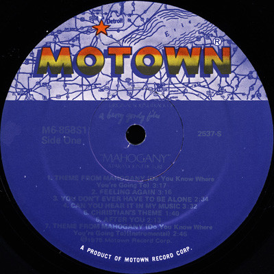 Michael Masser - Mahogany (The Original Soundtrack) | Motown (M6-858S1)