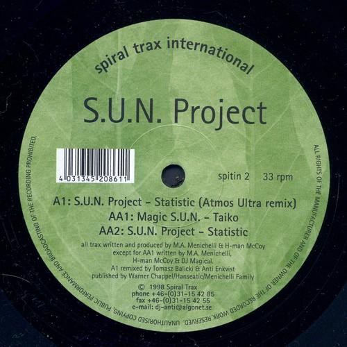S.U.N. Project - Statistic / Taiko | Spiral Trax International (spitin 2)