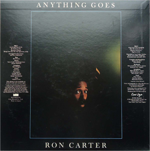 Ron Carter - Anything Goes | Kudu (GP-3044) - 3