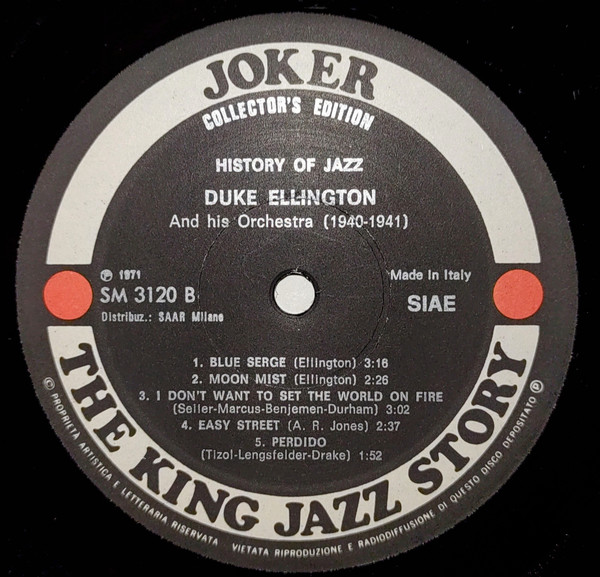 Duke Ellington And His Orchestra - Duke Ellington And His Orchestra 1940-1941 | Joker (SM 3120) - 4