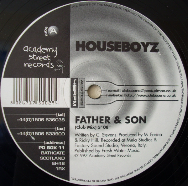 Houseboyz - Father & Son | Academy Street Records (ACST029)