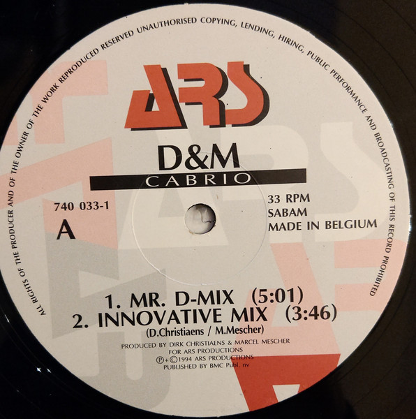 D&M - Cabrio | ARS Productions (740 033-1) - 4
