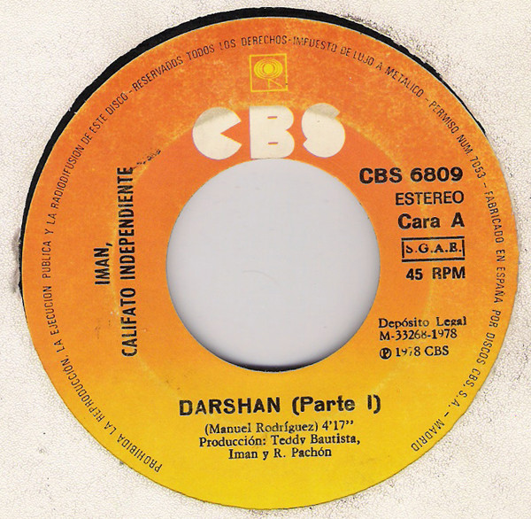 Imán, Califato Independiente - Darshan | CBS (CBS 6809) - 2