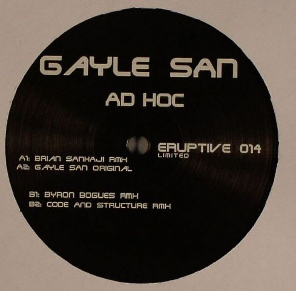 Gayle San - Ad Hoc | Eruptive (ERUPTIVE014) - main
