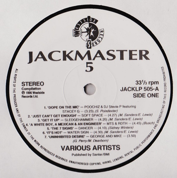 Various - Jackmaster 5 | Westside Records (JACKLP 505) - 3 Various - Jackmaster 5 | Westside Records (JACKLP 505) - 3