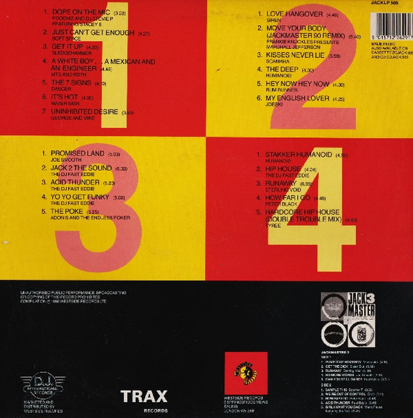 Various - Jackmaster 5 | Westside Records (JACKLP 505) - 2 Various - Jackmaster 5 | Westside Records (JACKLP 505) - 2