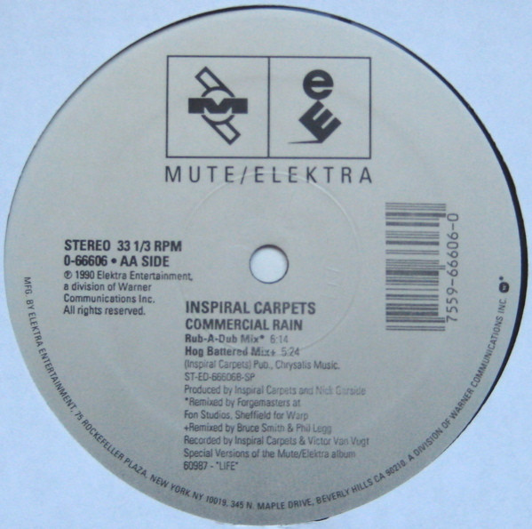 Inspiral Carpets - Commercial Rain | Mute/Elektra (0-66606) - 4