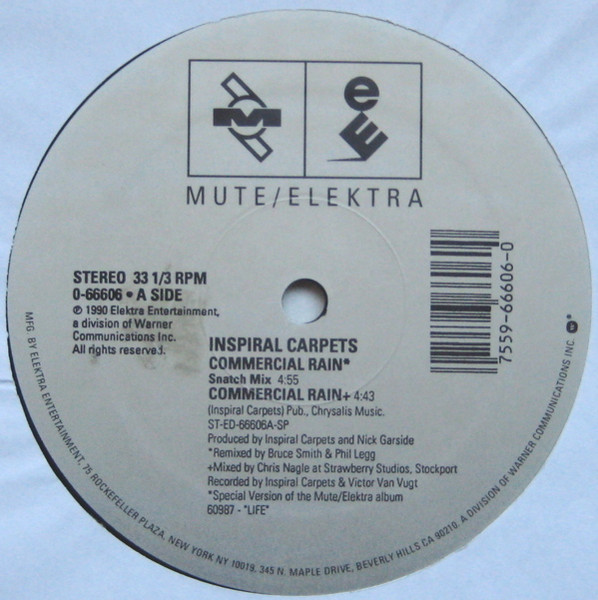 Inspiral Carpets - Commercial Rain | Mute/Elektra (0-66606) - 3