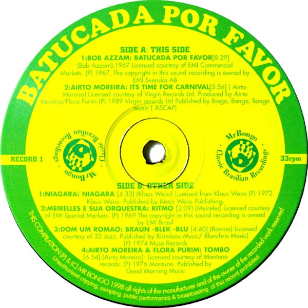 Various - Batucada Por Favor | Mr Bongo (MRBLP012) - 4