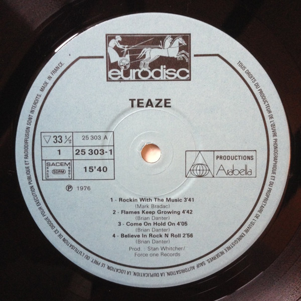 Teaze - Teaze | Eurodisc (913 138) - 3