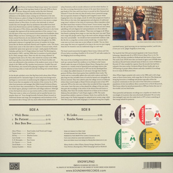 Muyei Power - Sierra Leone In 1970s USA | Soundway (SNDWLP062) - 2
