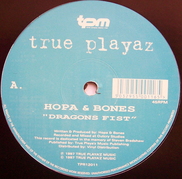 Hopa & Bones - Dragons Fist / Voices | True Playaz (TPR12011)