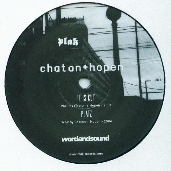 Chaton + Hopen - The Monk Is Rolling | Plak Records (plk4) - 2