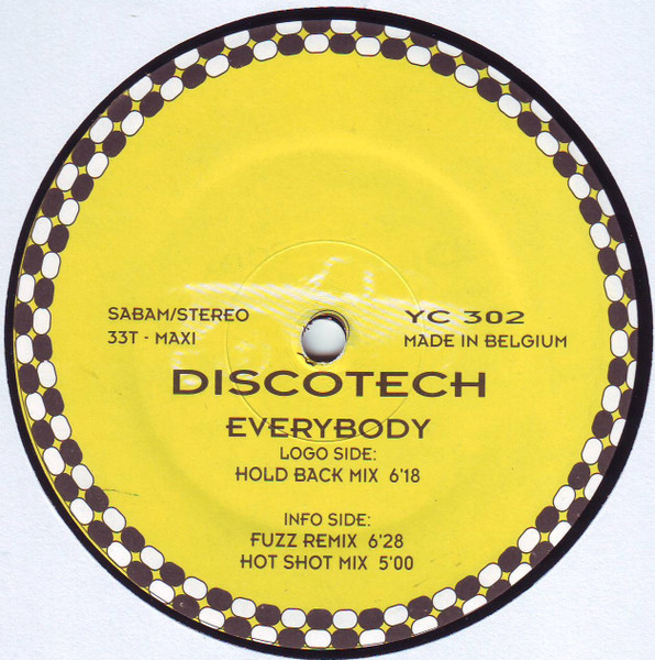 Discotech - Everybody | Yellow Cab (YC 302)