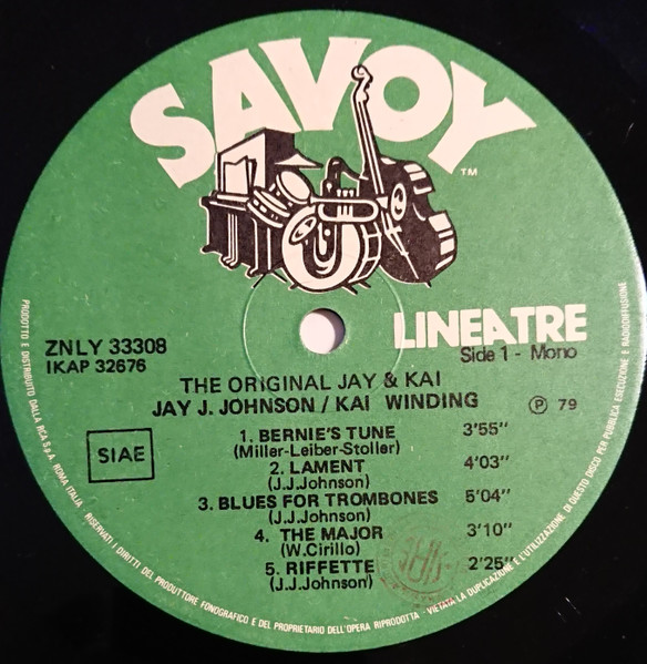 J.J. Johnson & Kai Winding - The Original Jay & Kai | Savoy Records (ZNLY 33308) - 3 J.J. Johnson & Kai Winding - The Original Jay & Kai | Savoy Records (ZNLY 33308) - 3