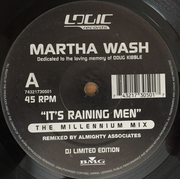 Martha Wash - It's Raining Men (The Millennium Mix) | Logic Records (74321730501) - 2