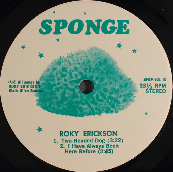 Roky Erickson - Mine, Mine, Mind | Sponge (SPEP-101) - 4