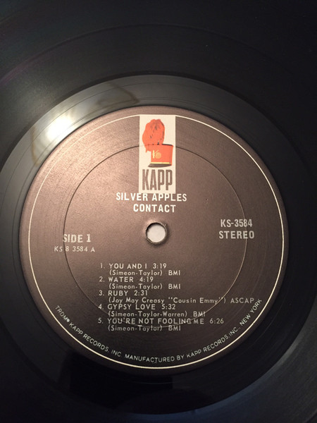 Silver Apples - Contact | Kapp Records (KS-3584) - 3