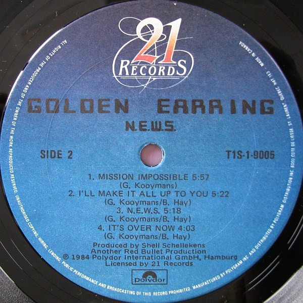 Golden Earring - N.E.W.S. | 21 Records (TIS-1-9005) - 4 Golden Earring - N.E.W.S. | 21 Records (TIS-1-9005) - 4