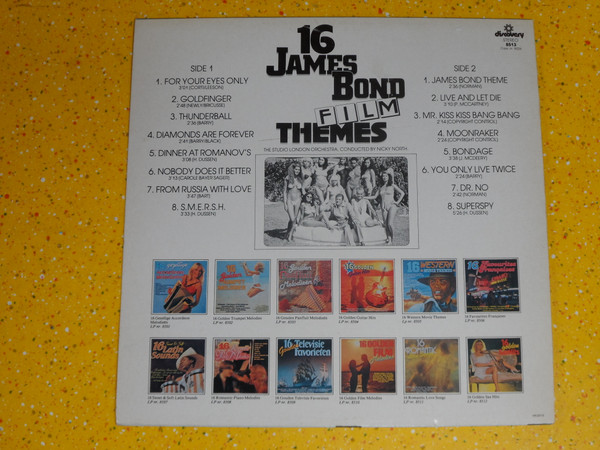 The Studio London Orchestra - 16 James Bond Film Themes | Discovery (8513) - 3