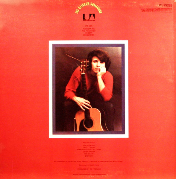 Don McLean - American Pie | United Artists Records (UAS 29285) - 2