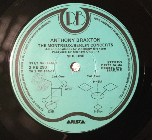 Anthony Braxton - The Montreux / Berlin Concerts | Record Bazaar (2 RB 290) - 3 Anthony Braxton - The Montreux / Berlin Concerts | Record Bazaar (2 RB 290) - 3