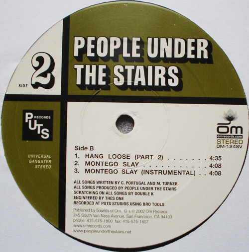 People Under The Stairs - Acid Raindrops | OM Records (OM 124 SV) - 4