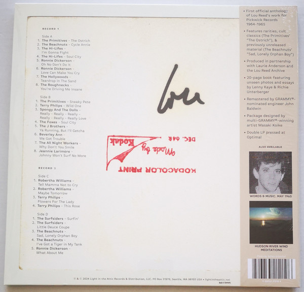 Various - Why Don't You Smile Now: Lou Reed At Pickwick Records 1964–65)  2LP | Light In The Attic (LITA212-1-1) - 2