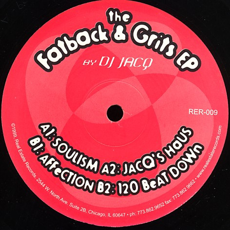 DJ Jacq - The Fatback & Grits EP | Real Estate Records (RER 009) - main