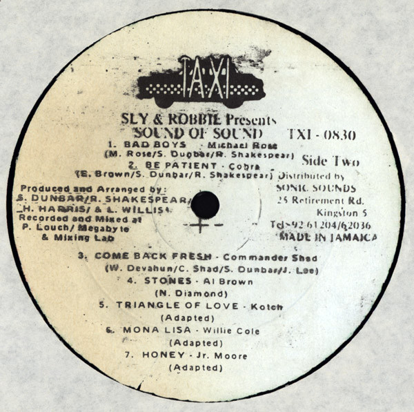 Sly & Robbie - Sound Of Sound | Taxi (TXI - 0830) - 4 Sly & Robbie - Sound Of Sound | Taxi (TXI - 0830) - 4