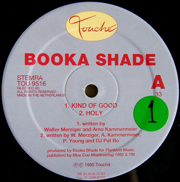 Booka Shade - Kind Of Good | Touché (TOU 9516) - 2