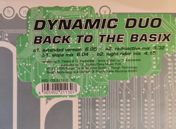 Dynamic Duo - Back To The Basix | Rough Technology (RTD 175.2113.0) - main
