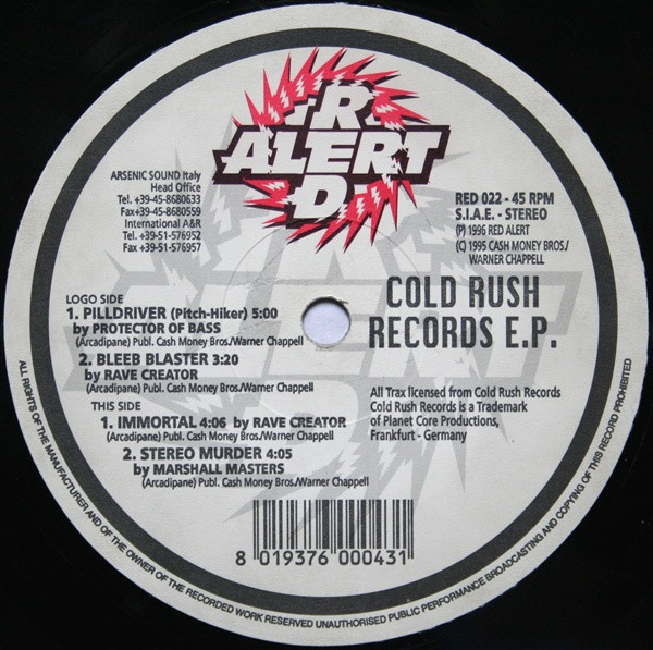 Various - Cold Rush Records E.P. | Red Alert (RED 022)