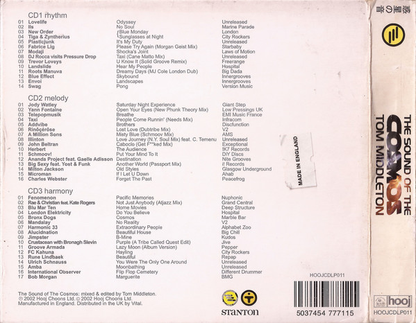 Tom Middleton - The Sound Of The Cosmos | Hooj Choons (HOOJCDLP011) - 2 Tom Middleton - The Sound Of The Cosmos | Hooj Choons (HOOJCDLP011) - 2