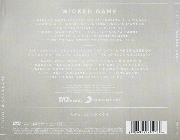 Il Divo - Wicked Game | Syco Music (88697994172) - 2