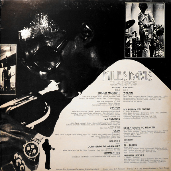 Miles Davis - Classics | CBS (88138) - 3