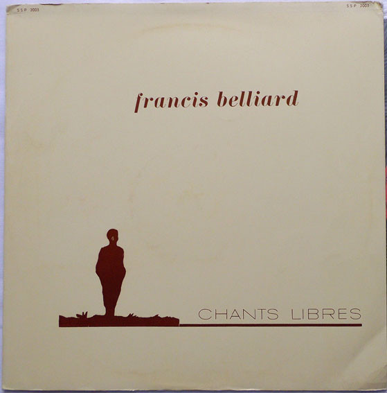 Francis Belliard - Chants Libres | Prisme (SSP 20003) - main