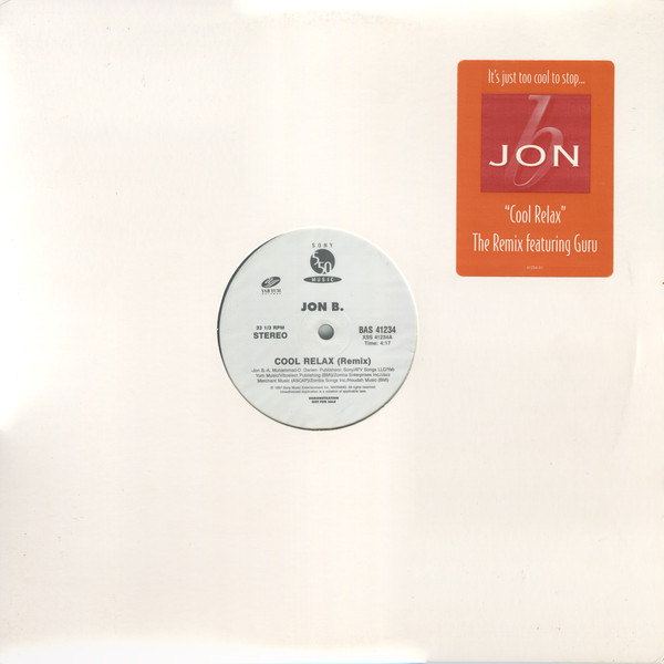 Jon B. - Cool Relax (Remix) | 550 Music (BAS 41234)