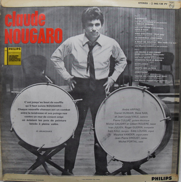 Claude Nougaro - Claude Nougaro | Philips (842.138 PY) - 2