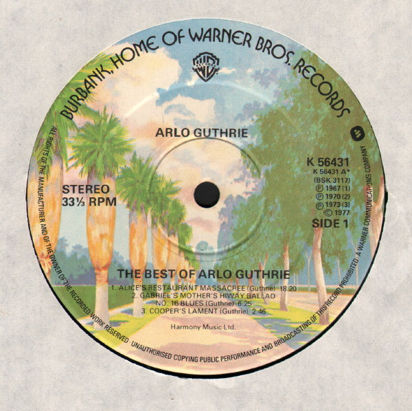 Arlo Guthrie - The Best Of Arlo Guthrie | Warner Bros. Records (K56431) - 3 Arlo Guthrie - The Best Of Arlo Guthrie | Warner Bros. Records (K56431) - 3