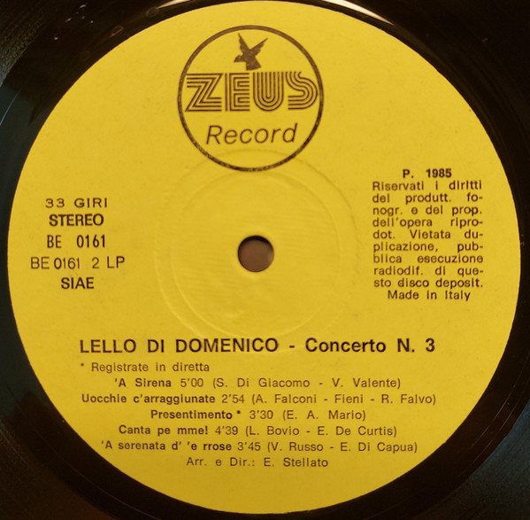 Lello Di Domenico - Concerto N° 3 | Zeus (BE 0161) - 4