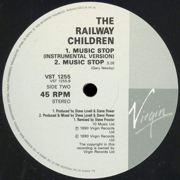 The Railway Children - Music Stop | Virgin (vst 1255) - 4 The Railway Children - Music Stop | Virgin (vst 1255) - 4