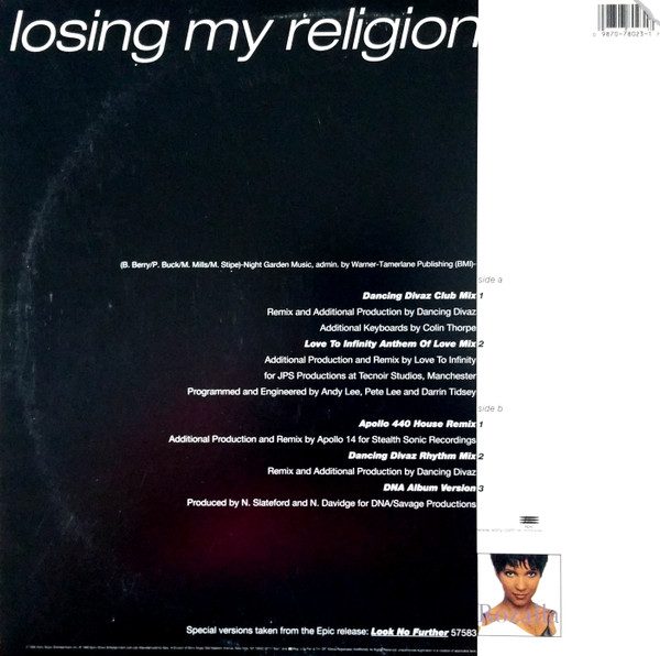 Rozalla - Losing My Religion | Epic (49 78023) - 2