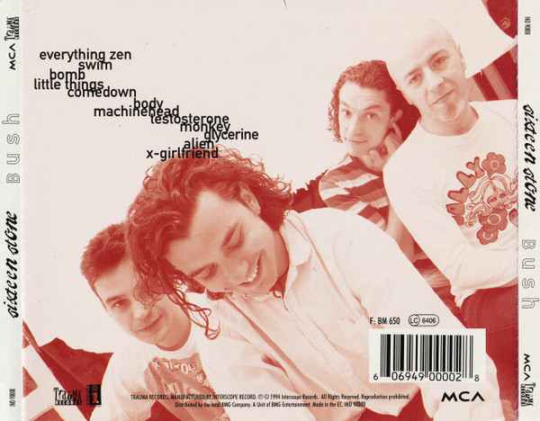 Bush - Sixteen Stone | Trauma Records (IND 90000) - 2