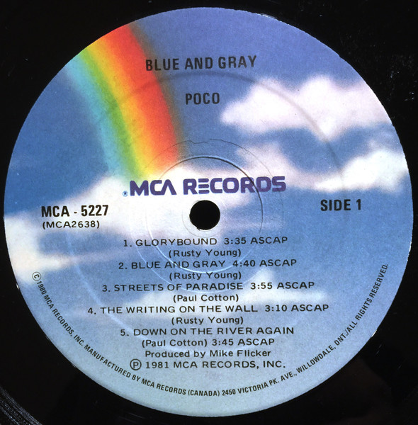 Poco - Blue And Gray | MCA Records (MCA-5227) - 3