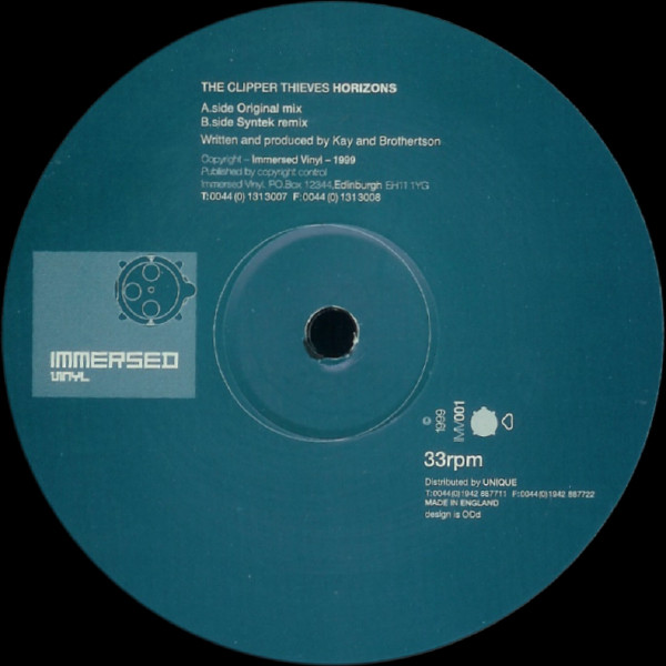 The Clipper Thieves - Horizons | Immersed Vinyl (IMV 001)