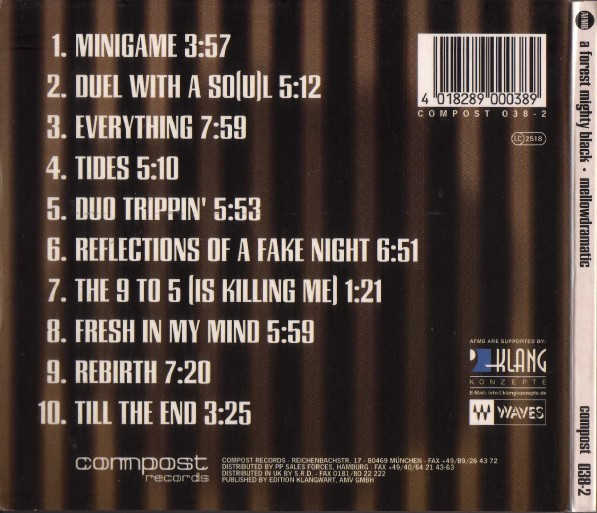 A Forest Mighty Black - Mellowdramatic | Compost Records (COMPOST 038-2) - 2